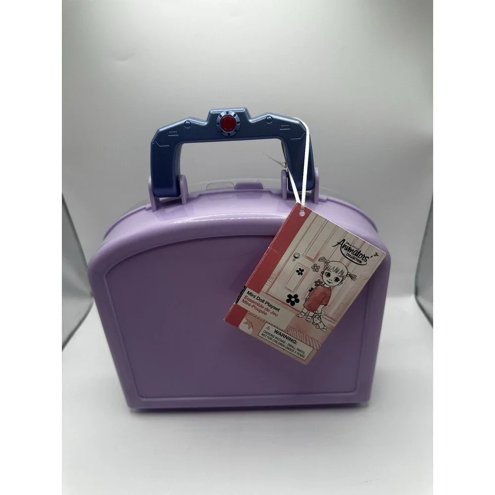 Disney Pixar Animators’ Collection Boo Mini Doll Playset Case Purpl